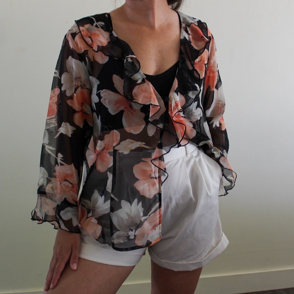 Vintage Liz Baker blouse - Picture 2 of 4